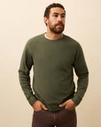 Legend Sweater Crew Evergreen Twill