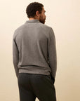 Legend Sweater Quarter Zip - Alpine Grey Herringbone