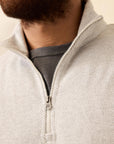 Legend Sweater Quarter Zip - Light Heather Grey
