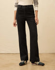 Stretch Terry Patch Pocket Pant - Onyx Black