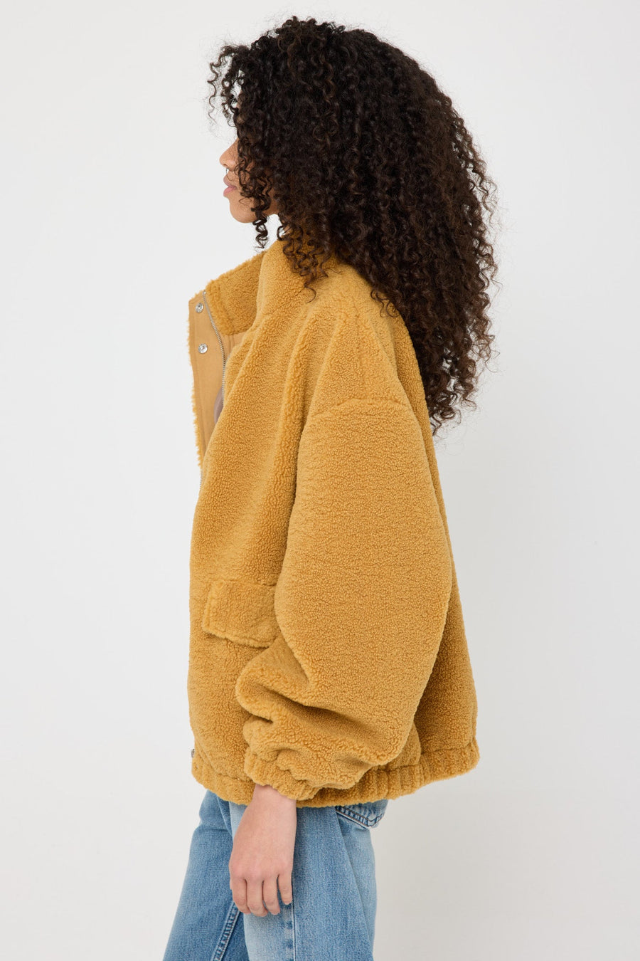 Marsel Sherpa Jacket - Hazel