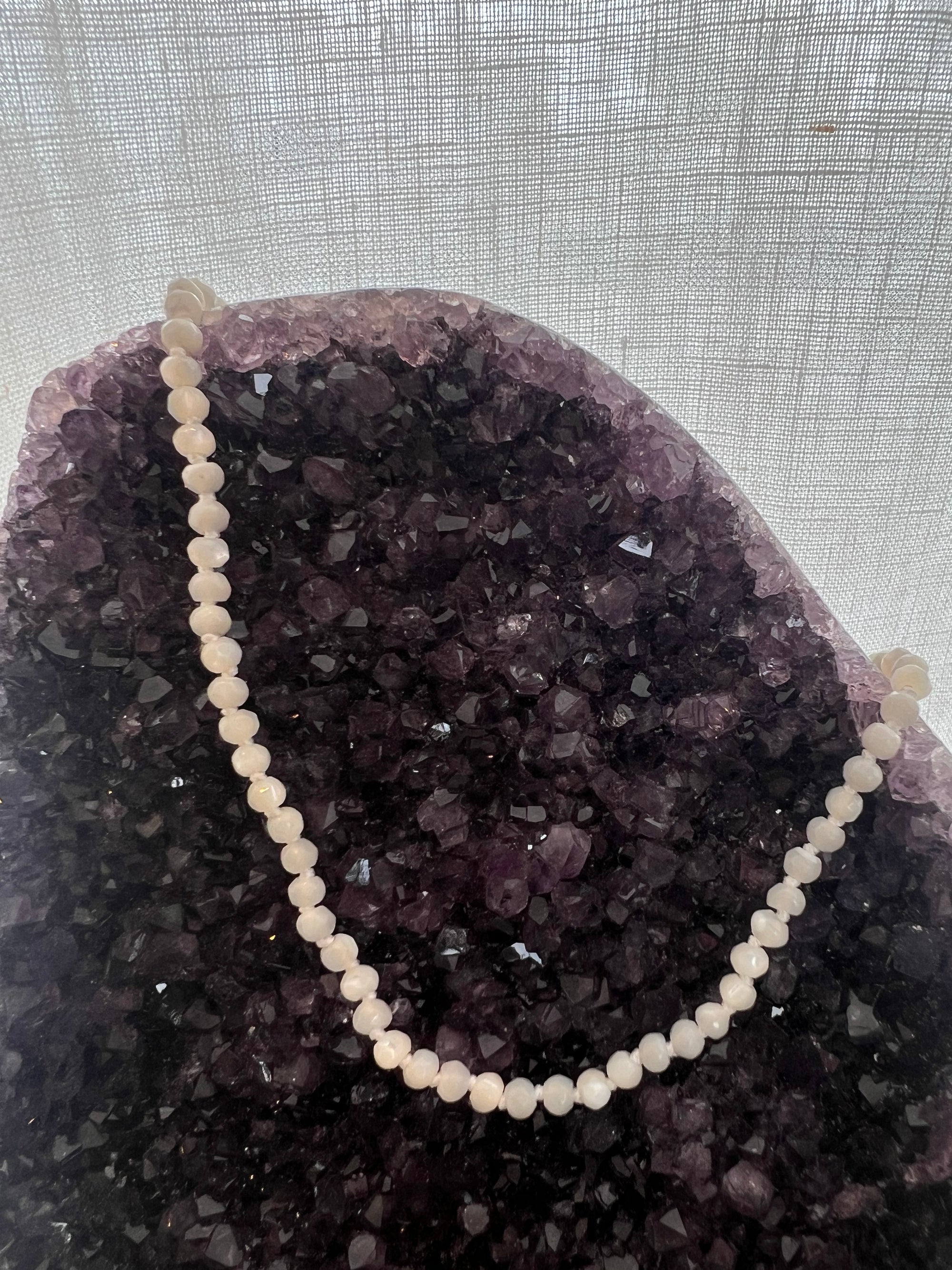 Mother of Pearl Beaded Necklace