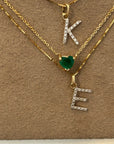 Emerald Heart Necklace
