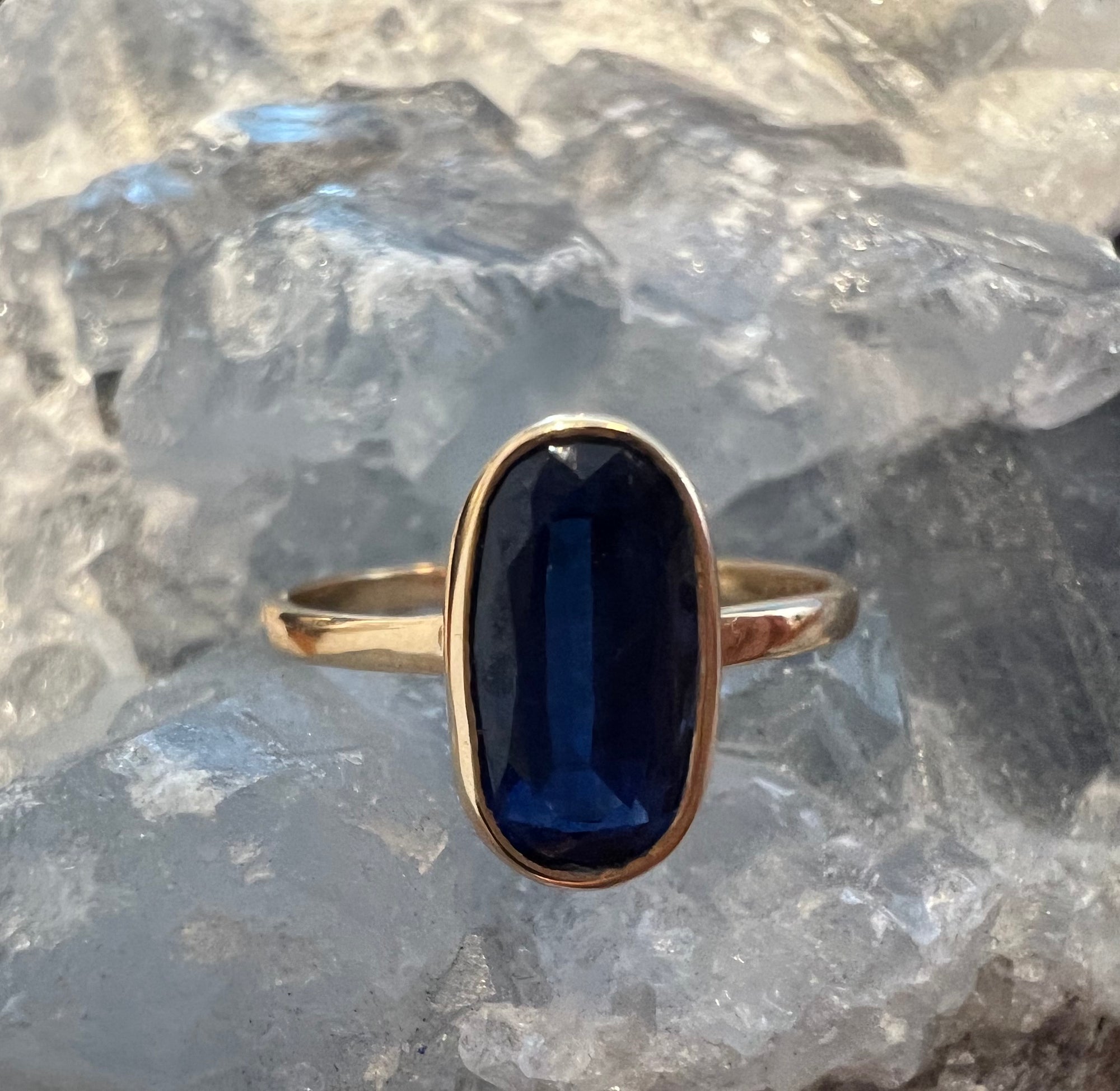 14k Gold Kyanite Ring