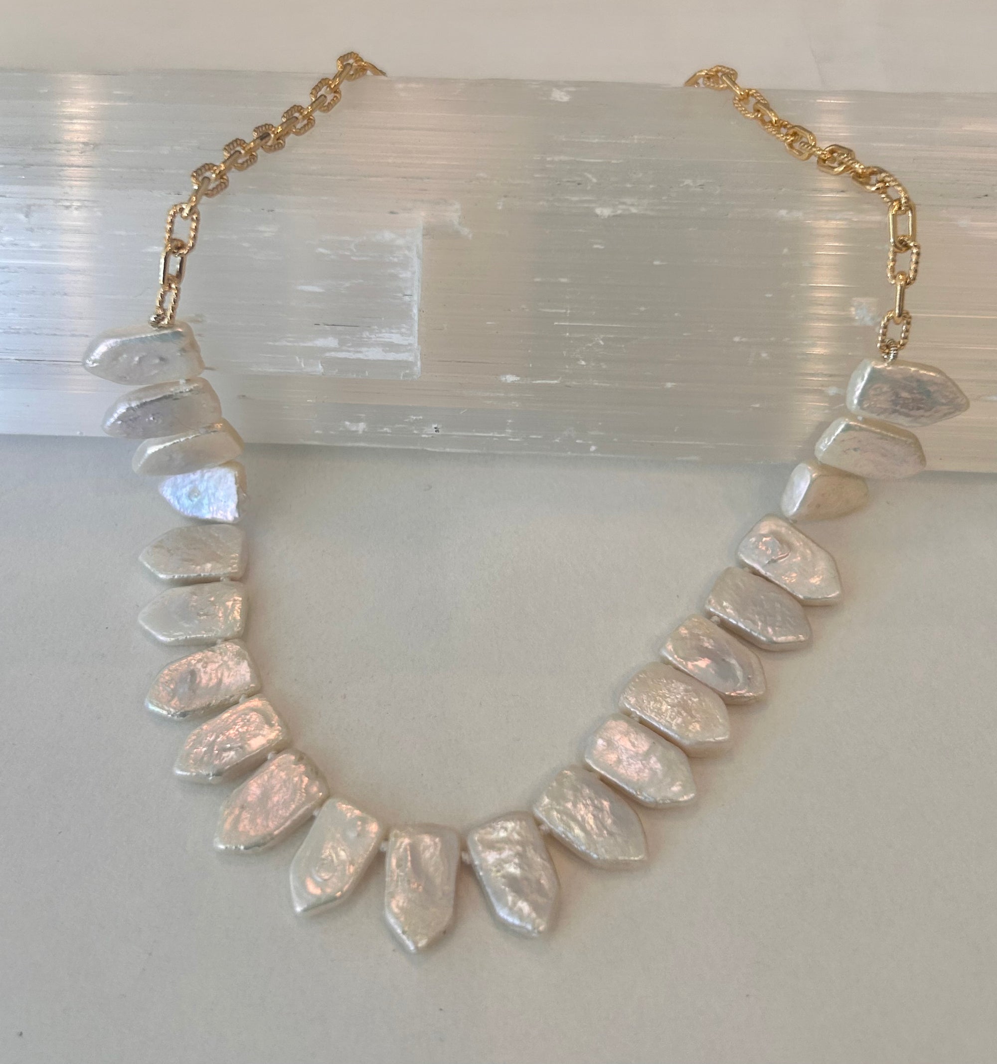 Natural Irregular Freshwater Pearl Necklace