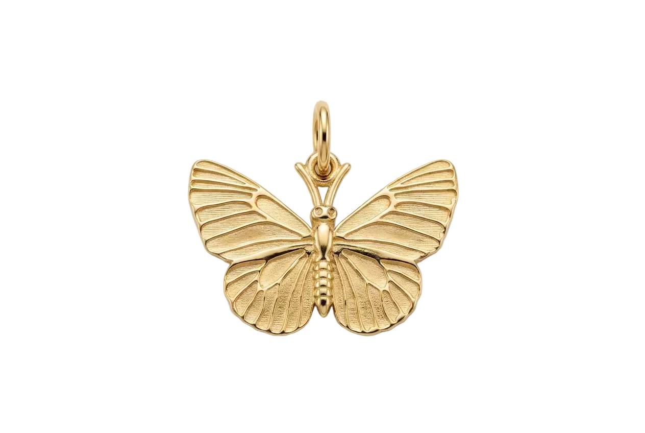 Gold Butterfly Charm