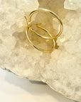 Classic Round Tube Hoop 14K Yellow Gold