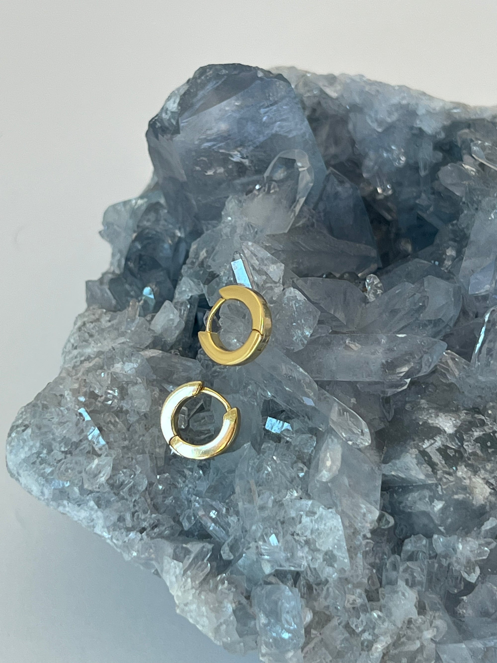 Gold Huggie Earrings