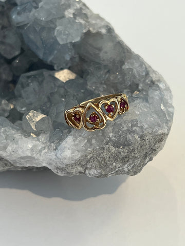 Ruby Sweetheart Ring