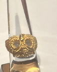 Athena Owl Ring Size 6.5  -   14K YG Plated