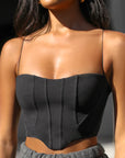 Contour Corset - Sueded Onyx