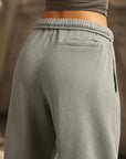 Oversized Straight Leg Jogger - Vetiver French Terry