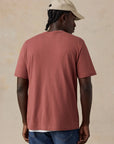 Sunwashed Regenerative Pocket Tee - Copper Red