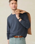 Long-Sleeve Sunwashed Tee - Dune Navy