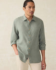 Laguna Linen Shirt - Fairfield Dobby