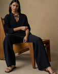Laidback Gauze Pant - Black