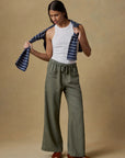 Topanga Drape Pant - Thyme