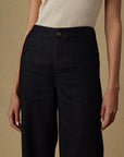 Sun Strider Linen Pant - Black