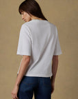 Recycled Cotton Vintage Tee - White
