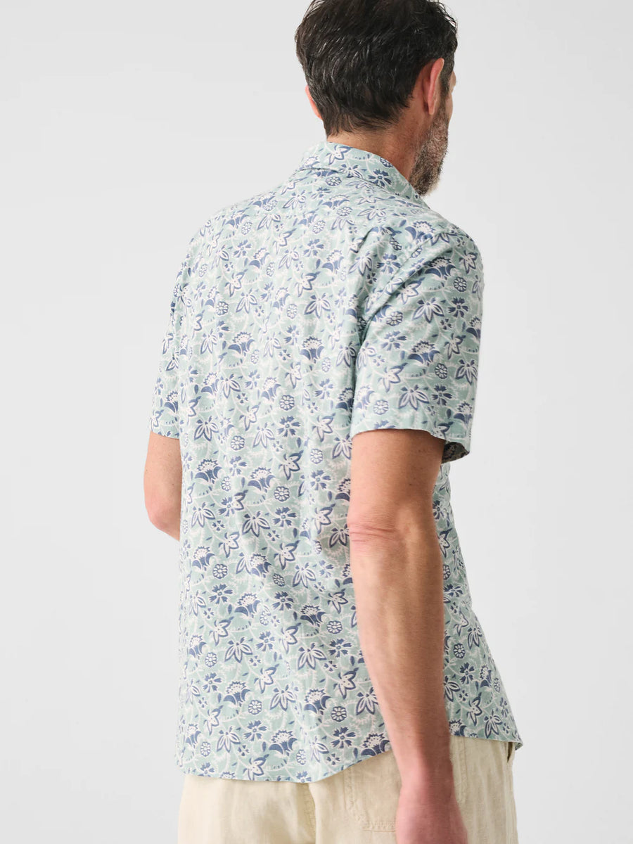 Short-Sleeve Breeze Shirt - Riptide Floral Batik