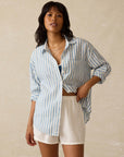 Laguna Linen Relaxed - Ocean Lucy Stripe