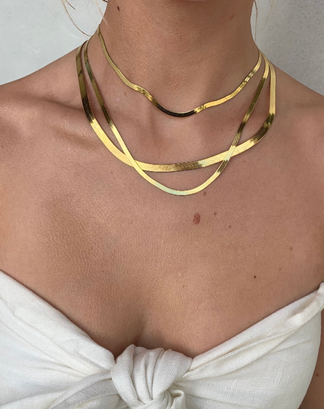 14k Gold Cleopatra Necklace