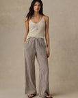 Dune Cotton Gauze Laidback Pant -  Mocha Mist
