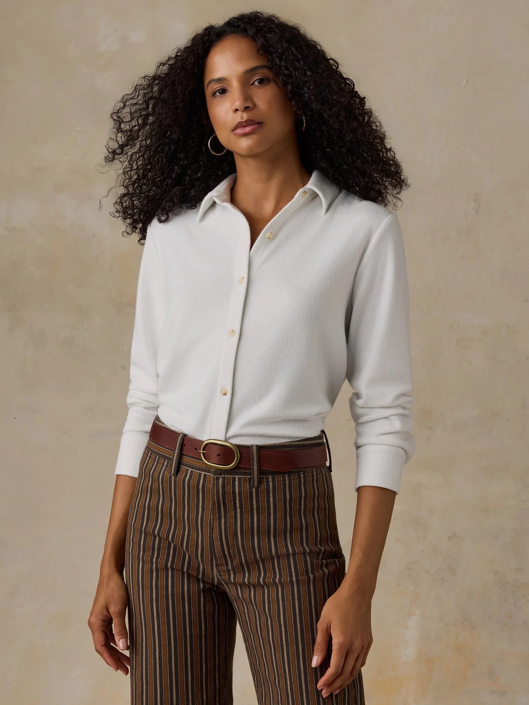 Legend™ Sweater Classic Shirt - Pure White Twill