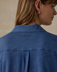 Sunwashed Knit Shirt - Medium Indigo Wash