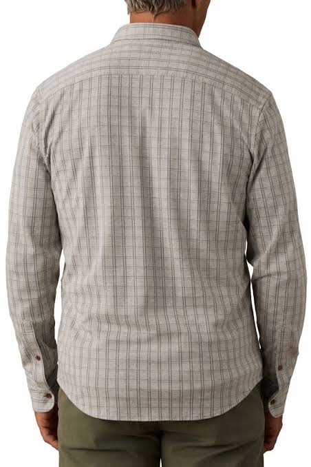 Coastline Knit Shirt - Sand Isle Check