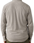 Coastline Knit Shirt - Sand Isle Check