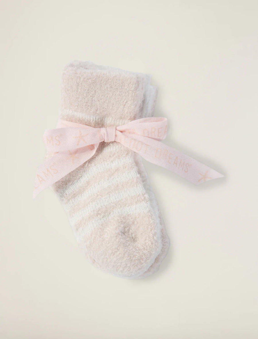 CozyChic Lite Infant Sock Set - Pink/Pearl