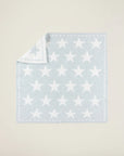 CozyChic Dream Receiving Blanket - Aqua Ice/White Stars