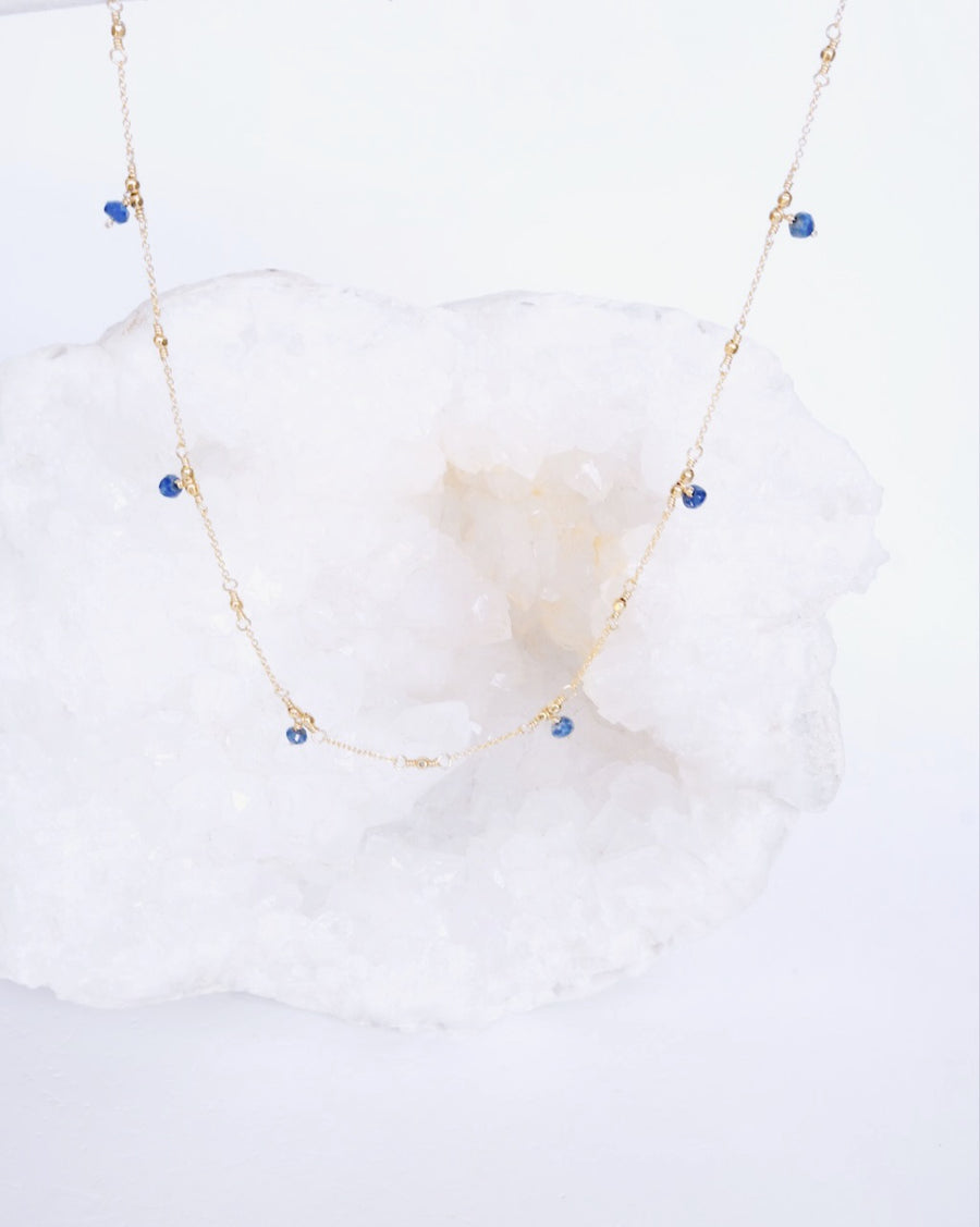 Lapis Lazuli Facetted Bead Necklace