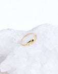 Gold Buckel Ring
