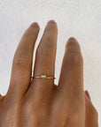 Dainty heart ring