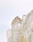 Small Pave Open Heart Ring