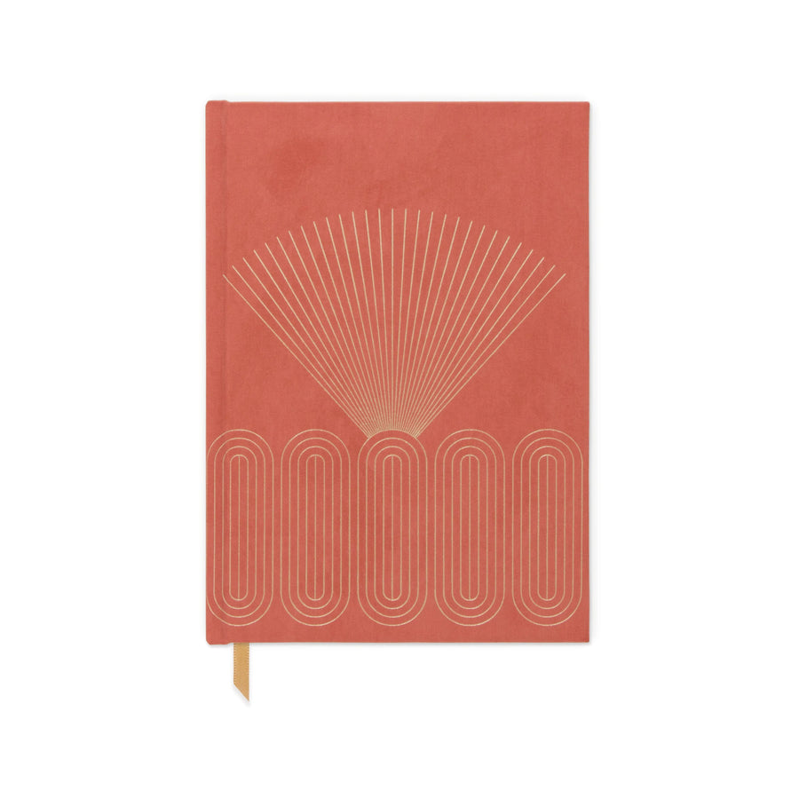 Hard Cover Cloth Journal - Radiant Rays