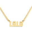 Mini Name Plate Necklace