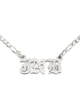 Goth Nameplate Necklace