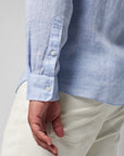 Laguna Linen Shirt - Light Blue Melange