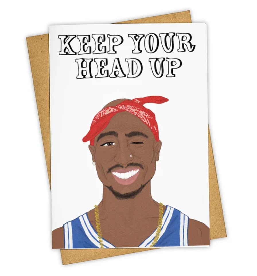 Tupac - Greeting Card