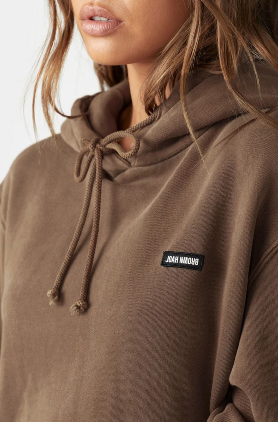 Empire Pullover Hoodie - French Terry w/logo Cocoa