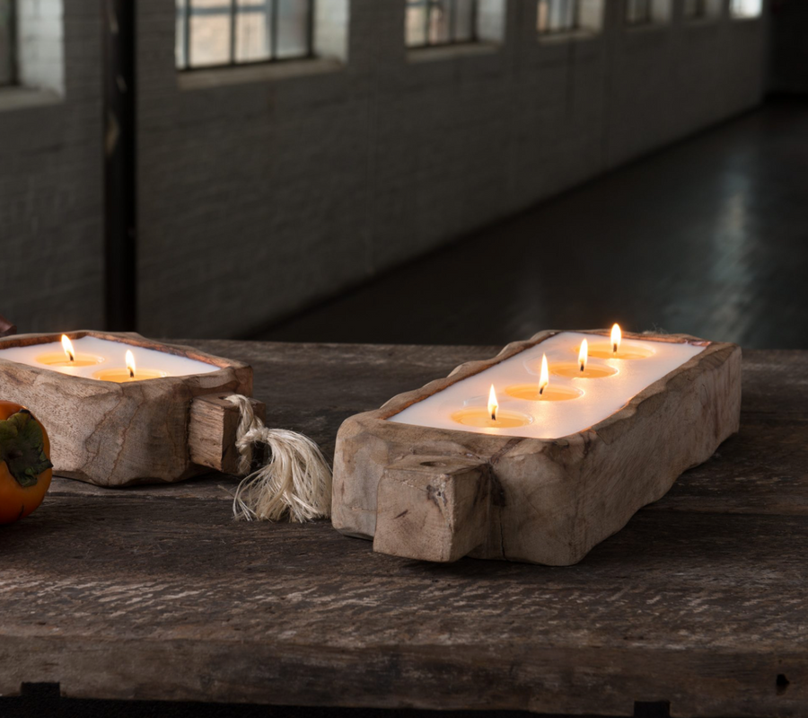 Driftwood Candle Tray - Large