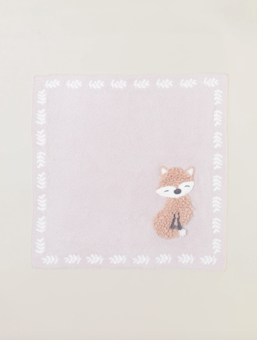 CozyChic Fox Baby Blanket - Stone
