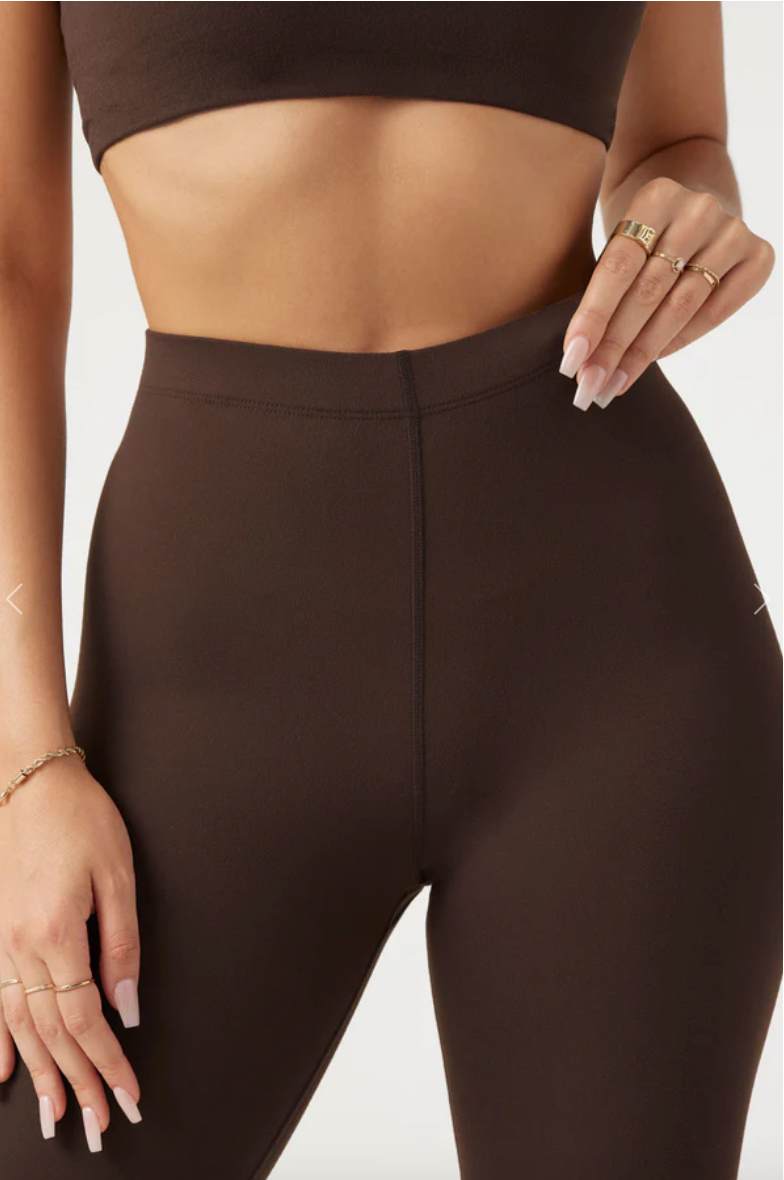 The Body Legging Sueded Umber
