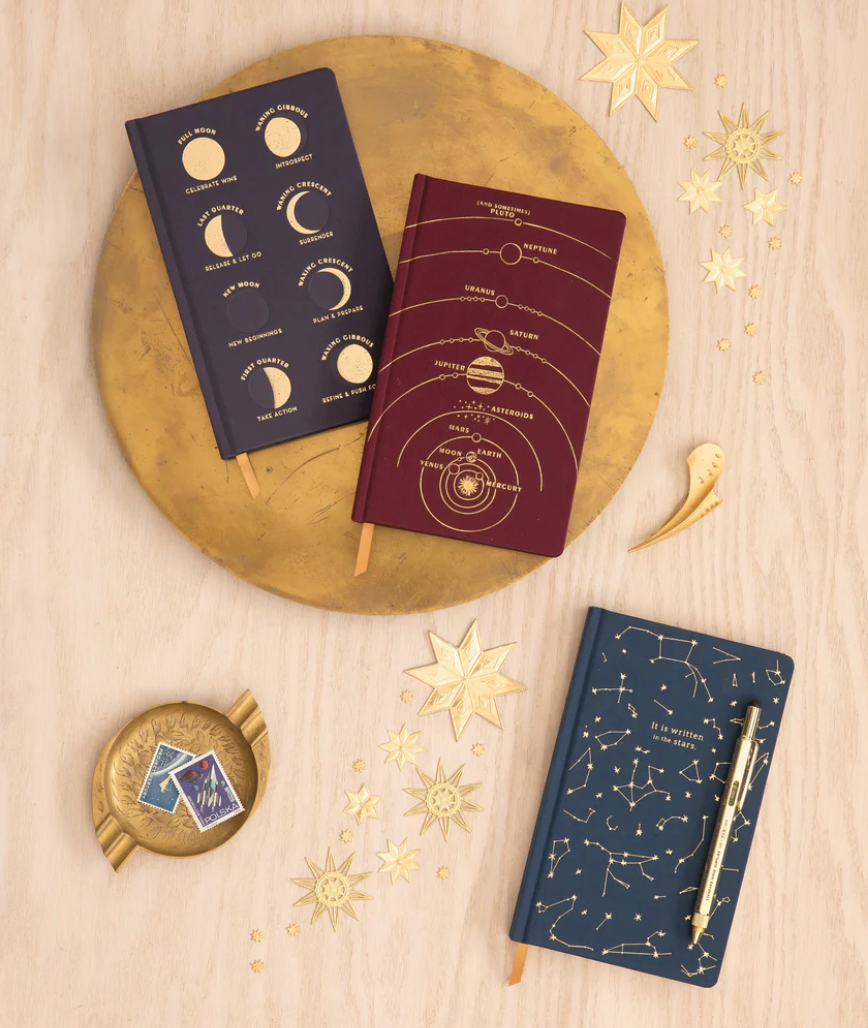 Cloth Journal- Moon Phases