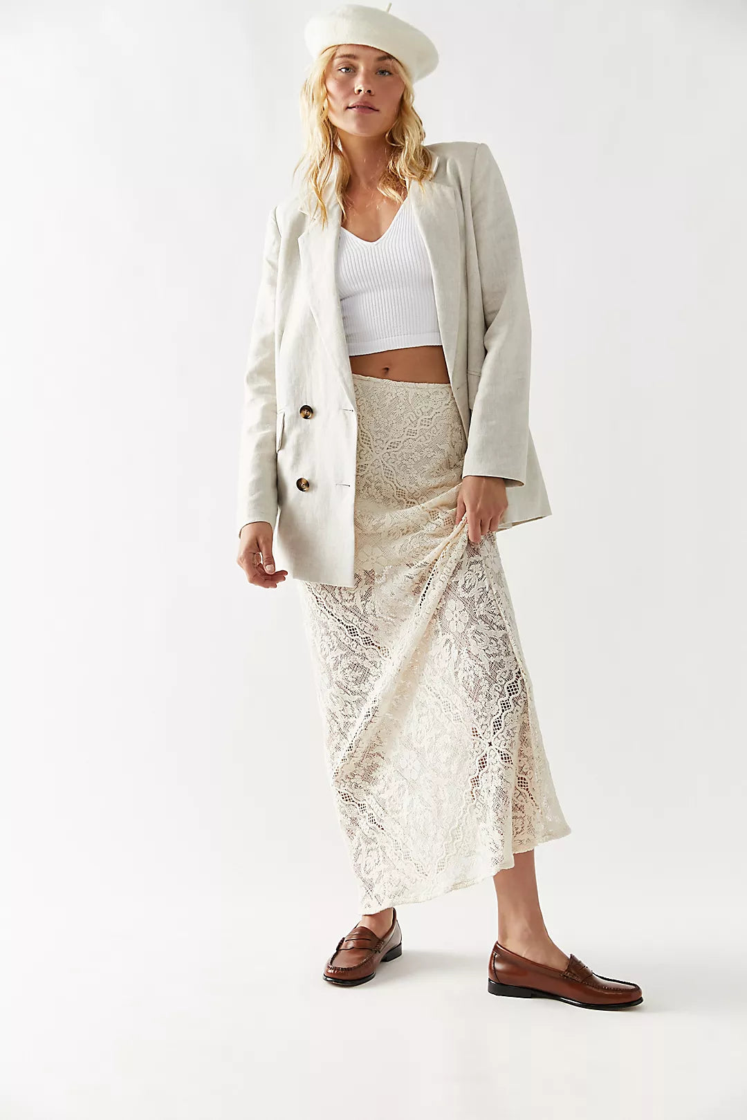 Arcana Maxi Skirt Lovers - Natural