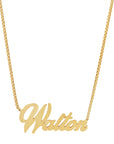 Cursive Nameplate Necklace