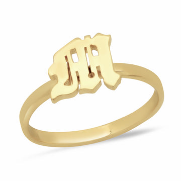 Old English Letter Ring N